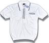 View Item New Pop Retro 60's Mod S/S Polo Collar Knit White Blue 